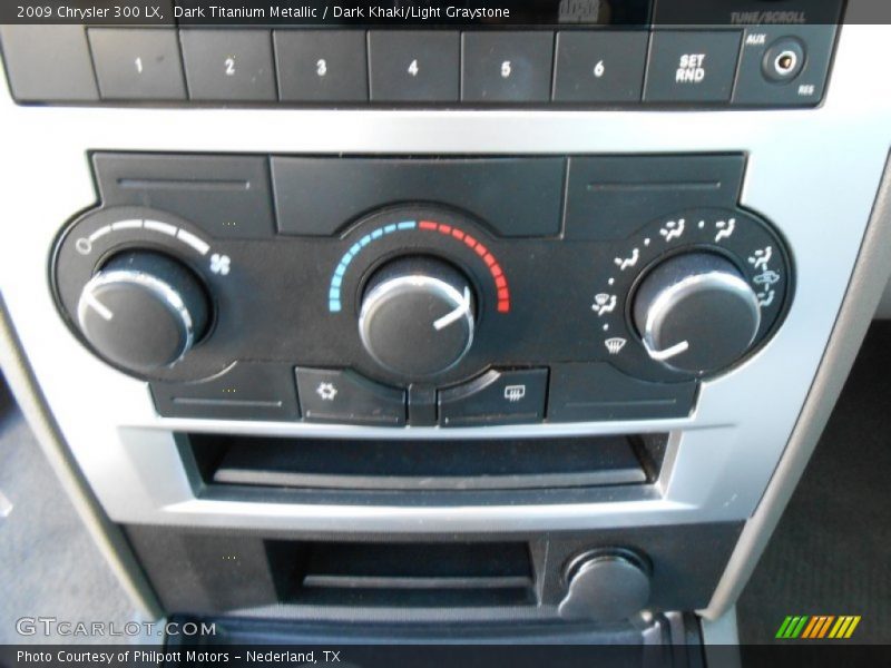 Dark Titanium Metallic / Dark Khaki/Light Graystone 2009 Chrysler 300 LX