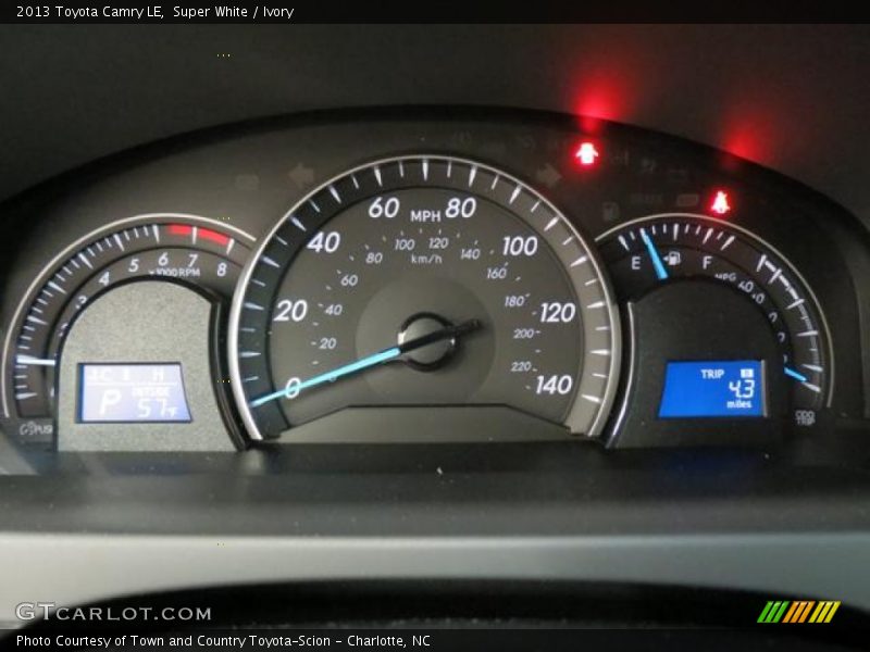 Super White / Ivory 2013 Toyota Camry LE