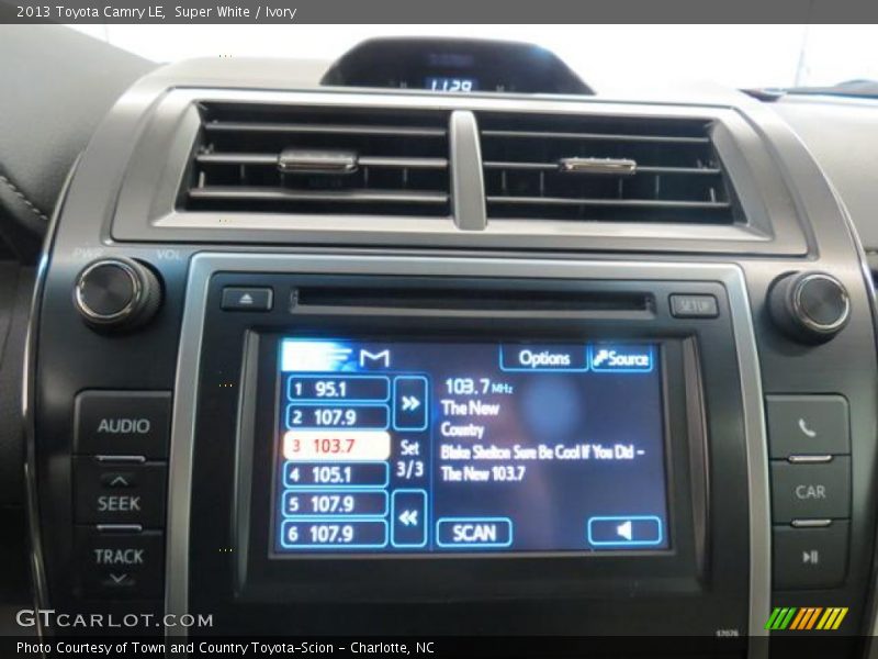 Super White / Ivory 2013 Toyota Camry LE