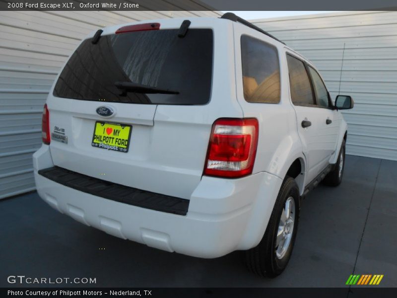 Oxford White / Stone 2008 Ford Escape XLT