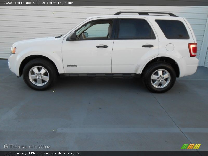 Oxford White / Stone 2008 Ford Escape XLT