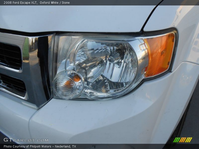 Oxford White / Stone 2008 Ford Escape XLT