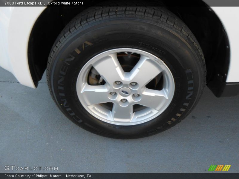 Oxford White / Stone 2008 Ford Escape XLT