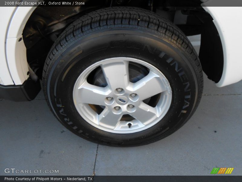 Oxford White / Stone 2008 Ford Escape XLT