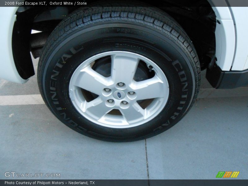 Oxford White / Stone 2008 Ford Escape XLT