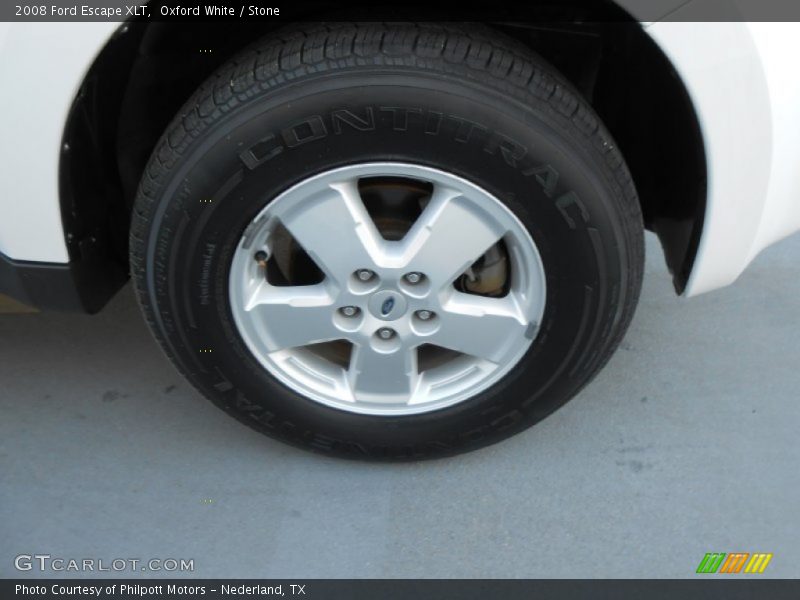 Oxford White / Stone 2008 Ford Escape XLT