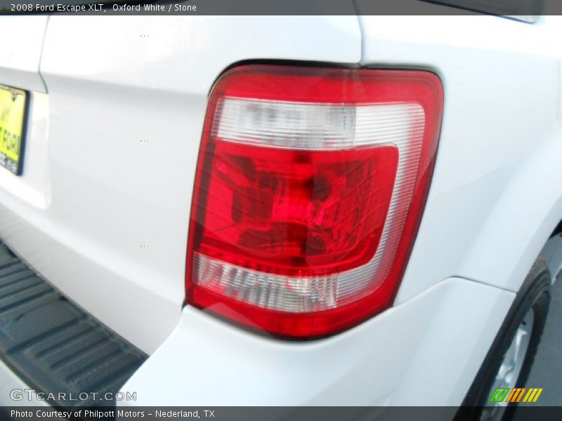 Oxford White / Stone 2008 Ford Escape XLT