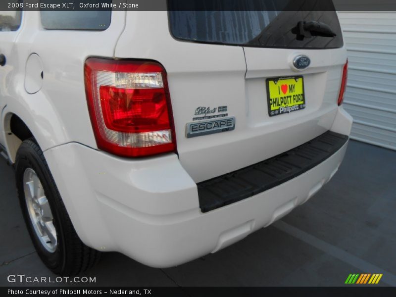 Oxford White / Stone 2008 Ford Escape XLT