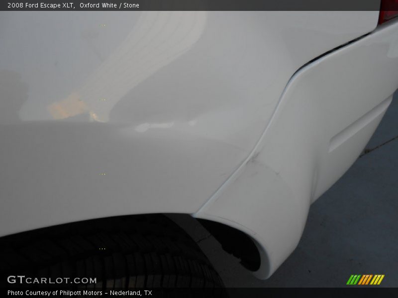 Oxford White / Stone 2008 Ford Escape XLT