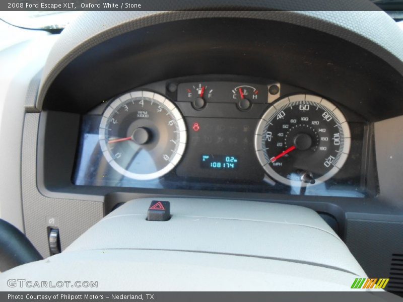 Oxford White / Stone 2008 Ford Escape XLT