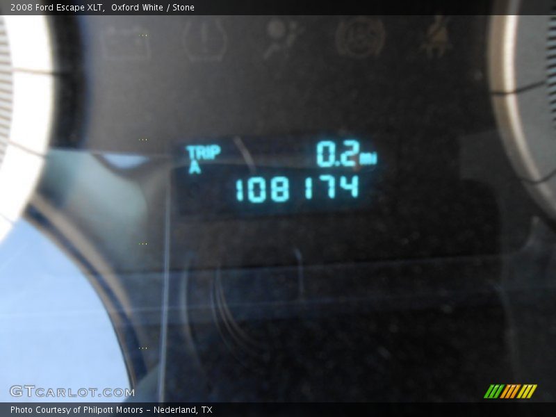 Oxford White / Stone 2008 Ford Escape XLT