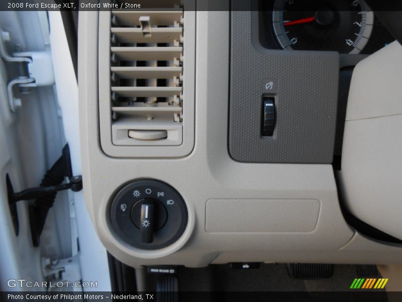 Oxford White / Stone 2008 Ford Escape XLT