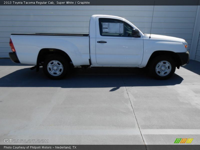 Super White / Graphite 2013 Toyota Tacoma Regular Cab