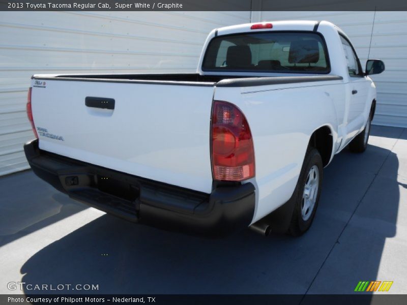Super White / Graphite 2013 Toyota Tacoma Regular Cab