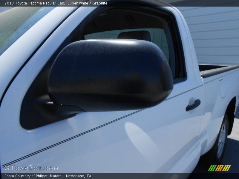 Super White / Graphite 2013 Toyota Tacoma Regular Cab