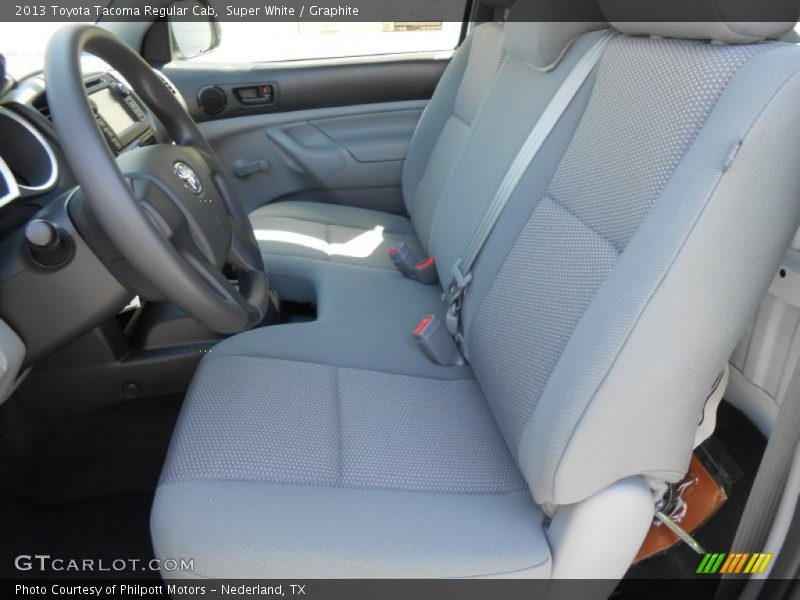 Super White / Graphite 2013 Toyota Tacoma Regular Cab