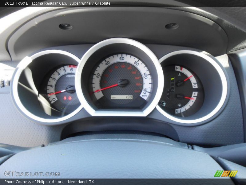 Super White / Graphite 2013 Toyota Tacoma Regular Cab