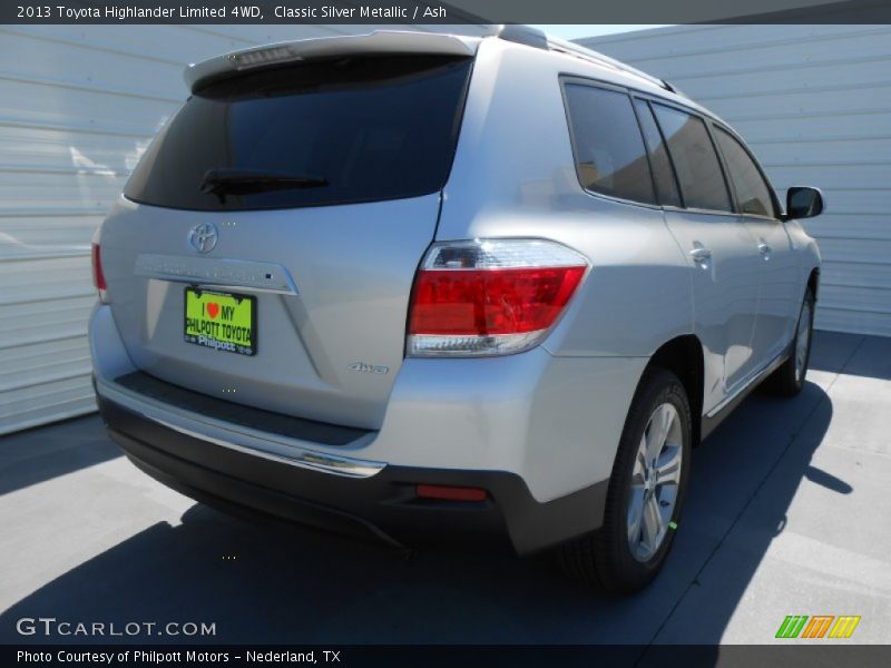 Classic Silver Metallic / Ash 2013 Toyota Highlander Limited 4WD