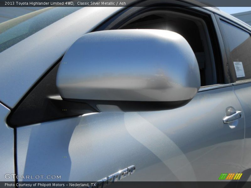 Classic Silver Metallic / Ash 2013 Toyota Highlander Limited 4WD