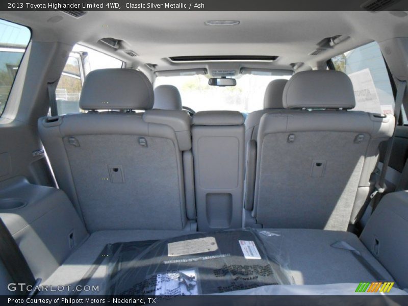 Classic Silver Metallic / Ash 2013 Toyota Highlander Limited 4WD