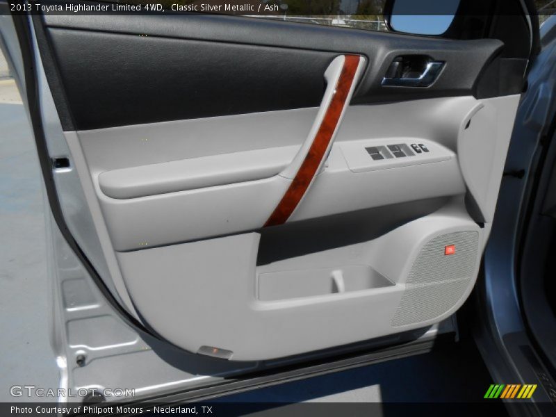 Classic Silver Metallic / Ash 2013 Toyota Highlander Limited 4WD