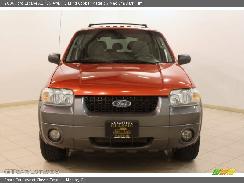 Blazing Copper Metallic / Medium/Dark Flint 2006 Ford Escape XLT V6 4WD