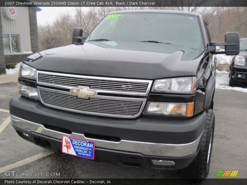 Black / Dark Charcoal 2007 Chevrolet Silverado 2500HD Classic LT Crew Cab 4x4