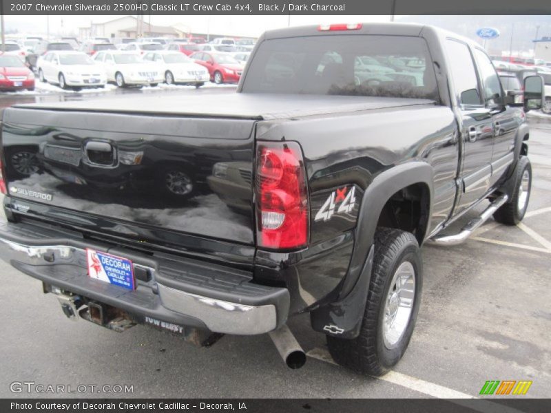 Black / Dark Charcoal 2007 Chevrolet Silverado 2500HD Classic LT Crew Cab 4x4