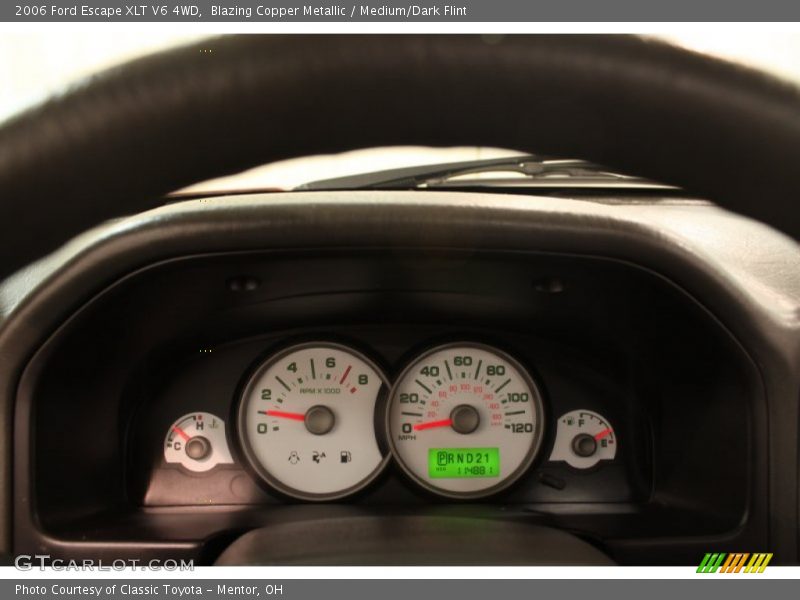 Blazing Copper Metallic / Medium/Dark Flint 2006 Ford Escape XLT V6 4WD