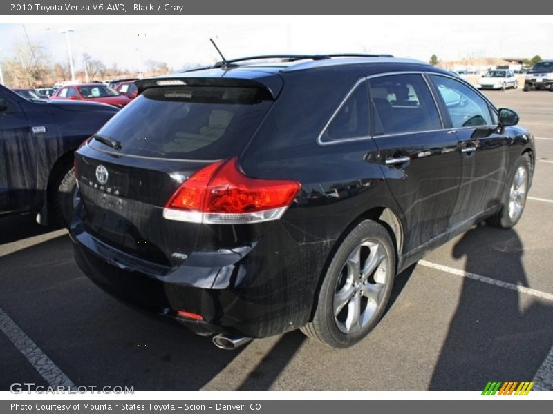 Black / Gray 2010 Toyota Venza V6 AWD