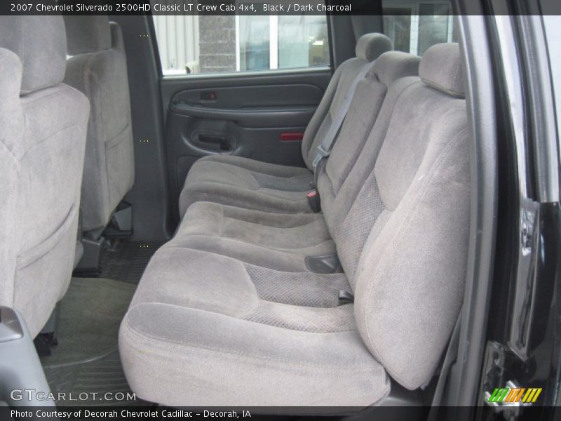 Rear Seat of 2007 Silverado 2500HD Classic LT Crew Cab 4x4