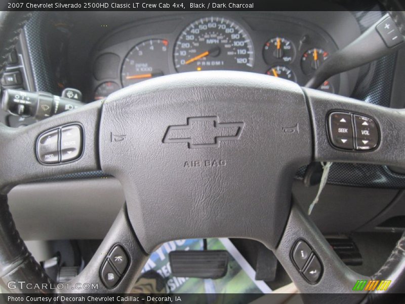 Black / Dark Charcoal 2007 Chevrolet Silverado 2500HD Classic LT Crew Cab 4x4