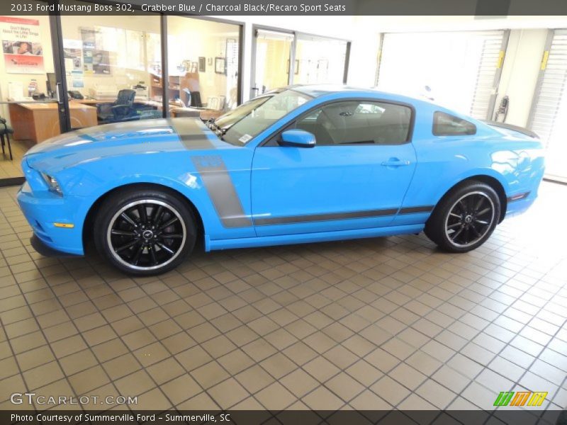  2013 Mustang Boss 302 Grabber Blue