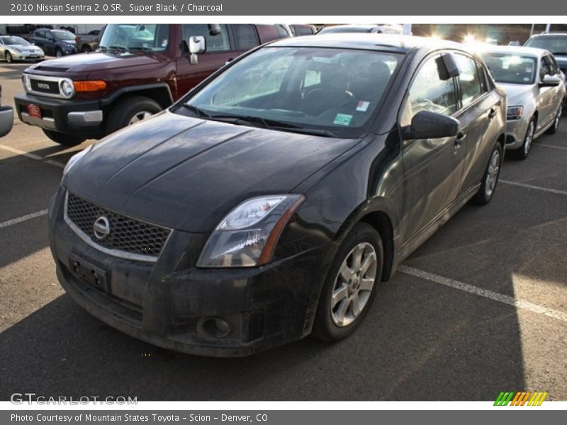 Super Black / Charcoal 2010 Nissan Sentra 2.0 SR