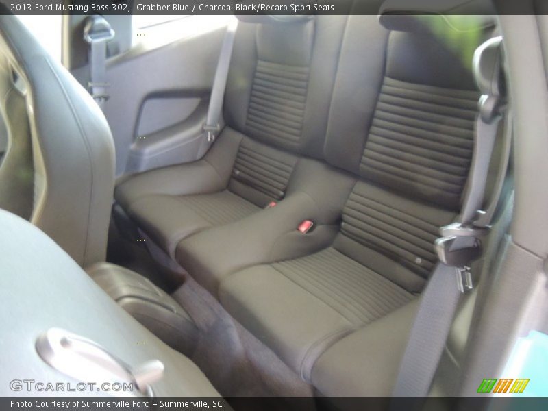 Rear Seat of 2013 Mustang Boss 302
