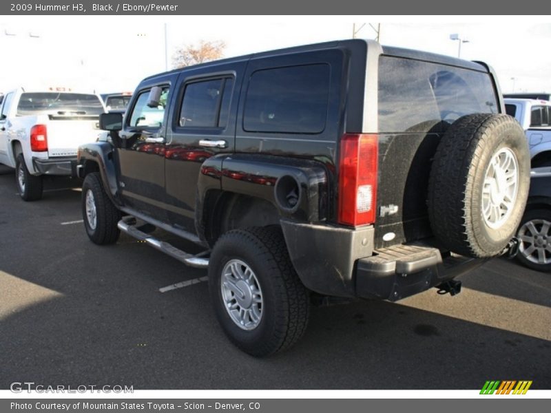 Black / Ebony/Pewter 2009 Hummer H3