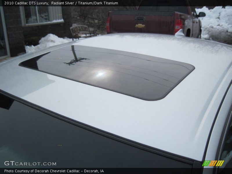 Radiant Silver / Titanium/Dark Titanium 2010 Cadillac DTS Luxury