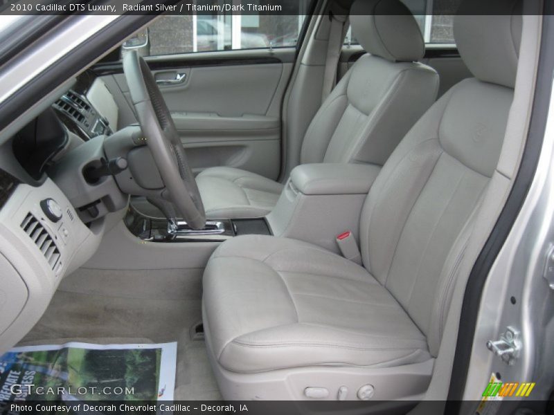 Front Seat of 2010 DTS Luxury