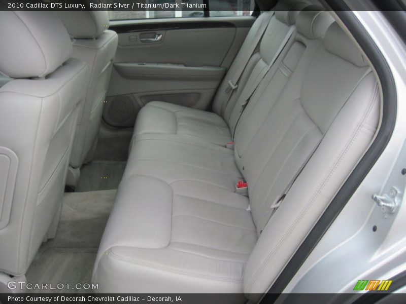 Rear Seat of 2010 DTS Luxury