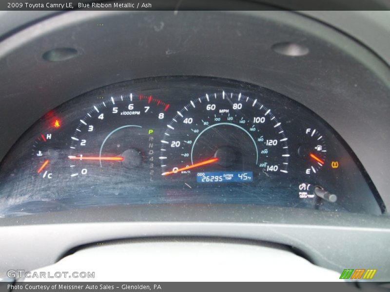 Blue Ribbon Metallic / Ash 2009 Toyota Camry LE