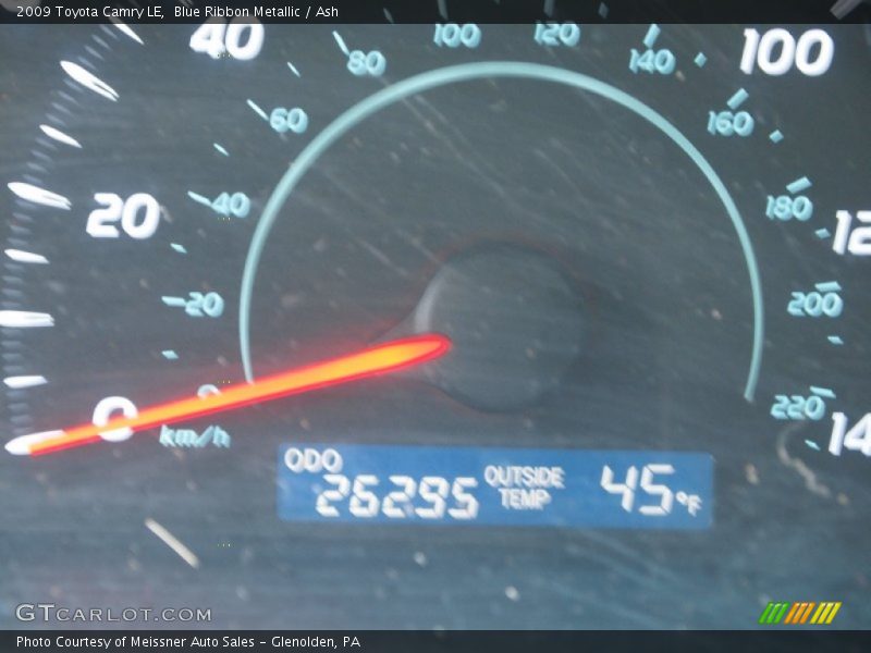 Blue Ribbon Metallic / Ash 2009 Toyota Camry LE