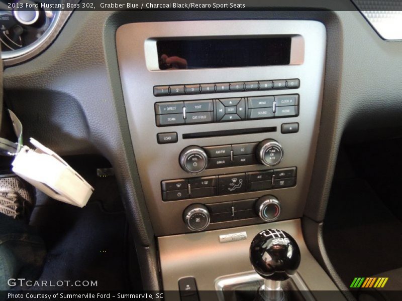 Controls of 2013 Mustang Boss 302