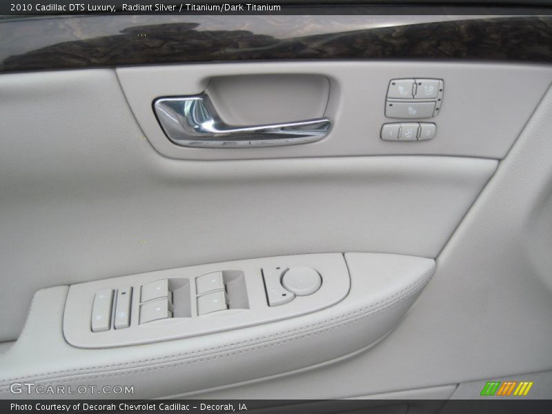 Radiant Silver / Titanium/Dark Titanium 2010 Cadillac DTS Luxury