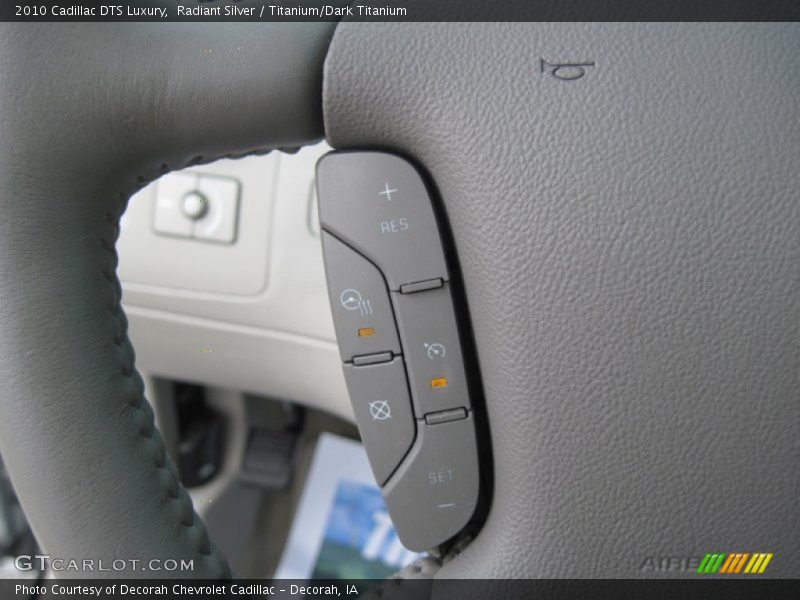 Radiant Silver / Titanium/Dark Titanium 2010 Cadillac DTS Luxury