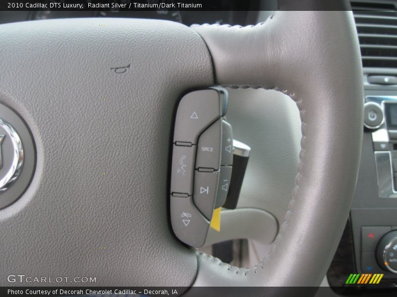 Radiant Silver / Titanium/Dark Titanium 2010 Cadillac DTS Luxury
