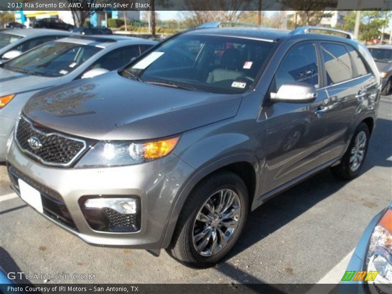 Titanium Silver / Black 2013 Kia Sorento EX AWD