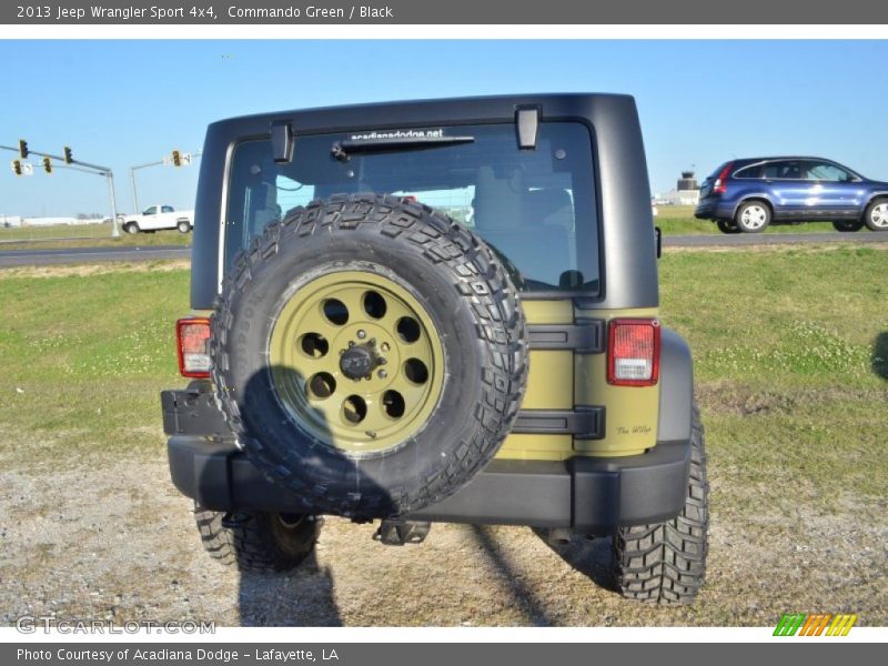 Commando Green / Black 2013 Jeep Wrangler Sport 4x4