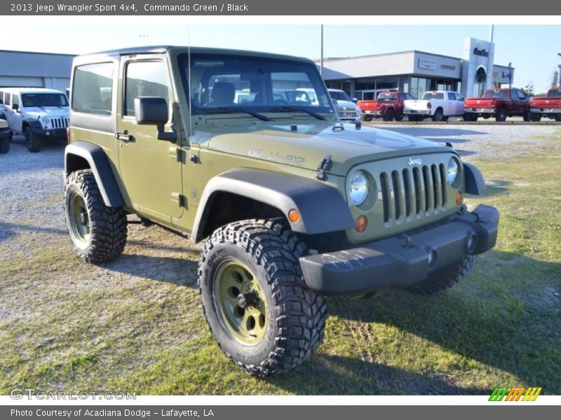 Front 3/4 View of 2013 Wrangler Sport 4x4