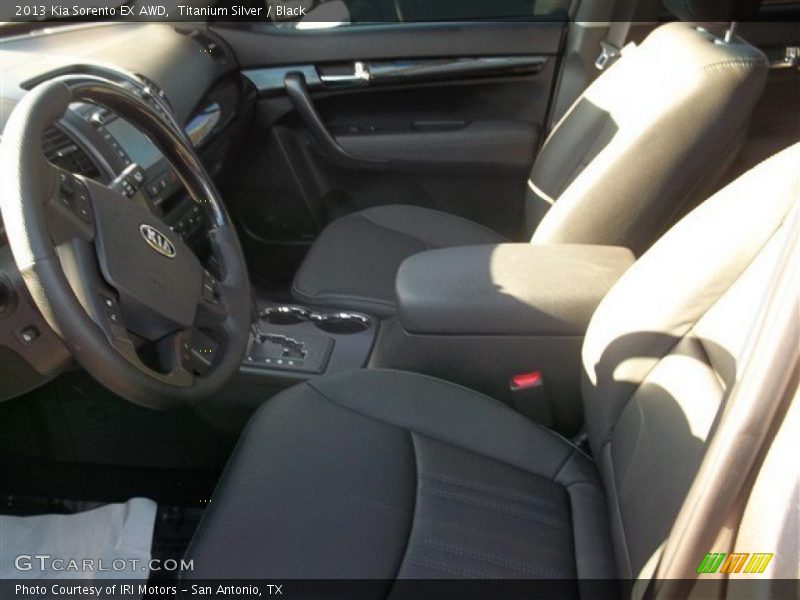 Titanium Silver / Black 2013 Kia Sorento EX AWD