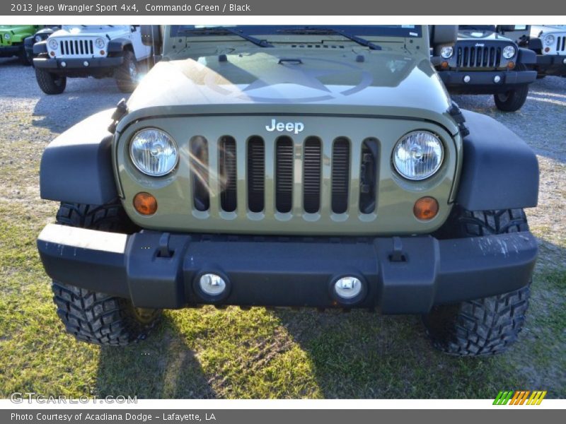 Commando Green / Black 2013 Jeep Wrangler Sport 4x4